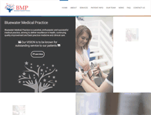 Tablet Screenshot of bluewatermedical.com